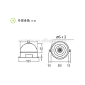 LTE-5072 promotion Strobe reset oil warning light 2W IP45